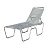 Picture of Sanibel Vinyl Strap Chaise Lounge with Powder-Coated Aluminum Frame - 24 lbs.