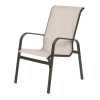 Picture of Seascape Sling Hi-Back Dining Char with Powder-Coated Aluminum Frame - 16 lbs.