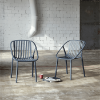 Bini Stacking Polypropylene Dining Arm Chair - 10.6 lbs.
