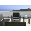 19.7” x 17.7” Rectangular Barcino Anodised Aluminum Ice Bin Side Table 
