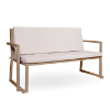 Sand  - Barcino Patio Cushion Sofa with Aluminum Frame - 35.3 lbs.