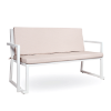 White  - Barcino Patio Cushion Sofa with Aluminum Frame - 35.3 lbs.