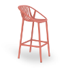 Terracotta - Bini Alto Polypropylene Bar Stool - 9.3 lbs.