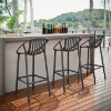 Bini Alto Polypropylene Bar Stool - 9.3 lbs.