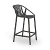 Dark Grey - Bini Medio Polypropylene Counter Chair - 10.1 lbs.