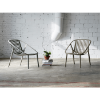 Bini Stacking Polypropylene Conversational Lounge Chair - 10.8 lbs.