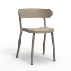 Sand - Casino Polypropylene Stacking Dining Chair - 7.7 lbs.