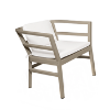 Sand - Click-Clack Polypropylene Dining Chair with Cushion