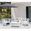 Click-Clack Polypropylene Dining Chair with Cushion