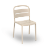 Ivory - Como Stacking Polypropylene Dining Armless Chair - 8 lbs.