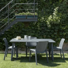 35.4” x 63” Rectangle Dessa Polypropylene Patio Table