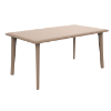 Sand - 35.4” x 63” Rectangle Dessa Polypropylene Patio Table