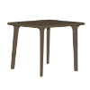 Chocolate - 35.4” Square Dessa Polypropylene Outdoor Dining Table