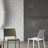 Fiona Stacking Polypropylene Dining Armless Chair - 9.1 lbs.