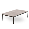 Concrete - 31.5” x 59” Rectangle Hub Baja Coffee Table with HPL Top - 59.5 lbs. 