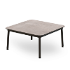 Concrete - 31.5” Square Hub Baja Coffee Table with HPL Top - 34.7 lbs.