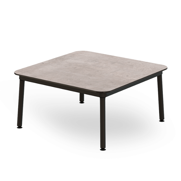 Concrete - 31.5” Square Hub Baja Coffee Table with HPL Top - 34.7 lbs.