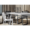 70.9" x 35.4" Rectangular Barcino Anodised Aluminum Dining Table - 52.9 lbs.