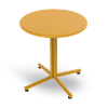 Tuscan - 27.6” Round Bini Polypropylene Commercial Dining Table - 16.2 lbs. 
