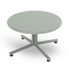 Green Grey - 27.6” Round Bini Lounge Polypropylene Side Table - 12.1 lbs. 