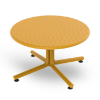 Tuscan - 27.6” Round Bini Lounge Polypropylene Side Table - 12.1 lbs. 