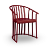 Terracotta - Raff Polypropylene Outdoor Conversational Armchair - 14.6 lbs.