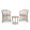 Sand - Raff Outdoor Conversational Cushion Set with Polypropylene Frame