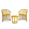 Tuscan - Raff Outdoor Conversational Cushion Set with Polypropylene Frame