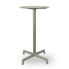 Green Grey - 23.6” Round Sputnik Alto Bar Table with HPL Top and Polyamide X Base - 23.1 lbs.