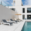 Sky Club Stacking Polypropylene Sling Chaise Lounge - 30.2 lbs. - Sky Club Stacking Polypropylene Sling Chaise Lounge - 30.2 lbs.