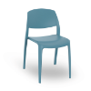 Retro Blue - Smart Stacking Polypropylene Dining Chair - 9.1 lbs. 