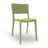 Olive Green - Spot Stacking Polypropylene Dining Armless Chair - 6.2 lbs.