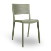 Green Grey - Spot Stacking Polypropylene Dining Armless Chair - 6.2 lbs.
