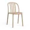 Sand - Sue Stacking Polypropylene Armless Chair - 8 lbs.