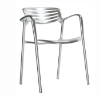 Toledo All Aluminum Commercial Dining Arm Chair - 15 lbs.