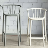 Woody Medio Stackable Polypropylene Counter Chair - 13.5 lbs.