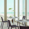 Netkat Stacking Polypropylene Armless Dining Chair - 7.9 lbs.