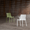 Netkat Stacking Polypropylene Dining Arm Chair - 9 lbs.