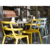 Tokyo Stacking Polypropylene Outdoor Dining Chair - 7.9 lbs.