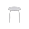 A18 - St. Maarten II Straight RoundAcrylic Side Poolside Table - 18"