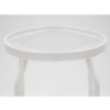 A18 - St. Maarten II Straight RoundAcrylic Side Poolside Table