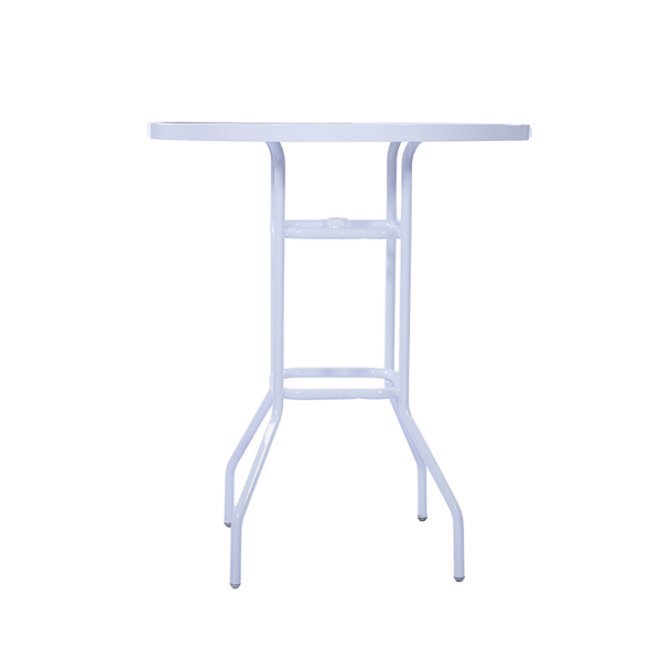 ABH36 - St. Maarten II  Acrylic Round Patio Bar Height Table - 36"