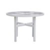 AD42 - 42" Round Dockside Acrylic Poolside Dining Table - 28 lbs.