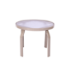 AR24 - Resort Straight Acrylic Patio Round Side Table - 24"
