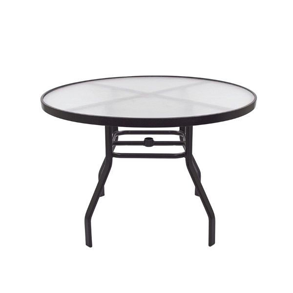 AR42 - Resort Round Acrylic Patio Dining Table - 42"