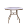 AW36 - Waterfront Round Acrylic Dining Patio Table - 36"