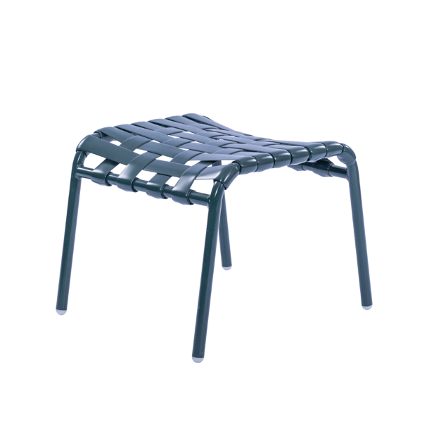 C15B  - St. Maarten II Crossweave Vinyl Strap Patio Ottoman - 5 lbs.