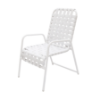 C50B  - St. Maarten II Stackable Crossweave Vinyl Strap Patio Dining Chair - 12 lbs.