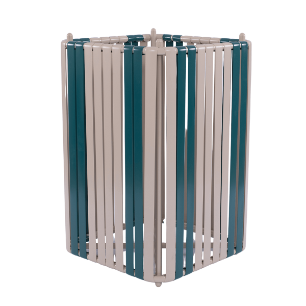 C99 - St. Maarten II Vinyl Strap Cover for Trash Cans - Trash Can Not Included