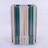 C99 - St. Maarten II Vinyl Strap Cover for Trash Cans - Trash Can Not Included - Front